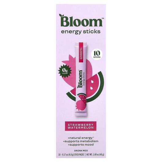 Основне фото товара Energy Sticks Strawberry Watermelon, Енергетичний напій, 10 Stick