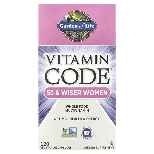 Основне фото товара Vitamin Code 50 & Wiser Women, Вітаміни, 120 капсул