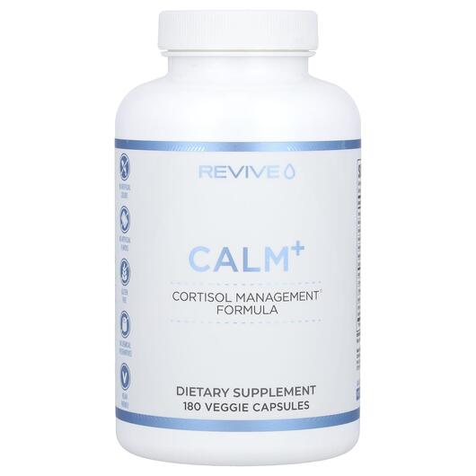 Основне фото товара Revive, Calm+, Підтримка стресу, 180 капсул