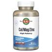 Фото товару KAL, Cal/Mag/Zinc High Potency, Цинк, 250 таблеток