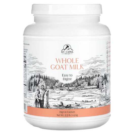 Основне фото товара Whole Goat Milk Powder CapraMilk, Козяче молоко, 1.13 кг
