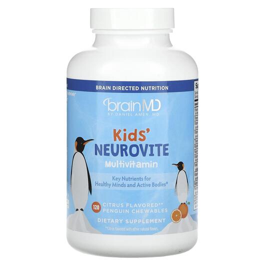 Основне фото товара Kids' Neurovite Multivitamin Citrus, Вітамін C, 120 Penguin 