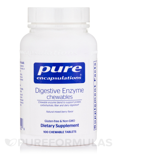 Основне фото товара Digestive Enzymes Chewables, Ферменти, 100 таблеток