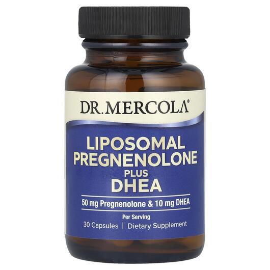 Основне фото товара Liposomal Pregnenolone Plus DHEA, Прегненолон, 30 капсул