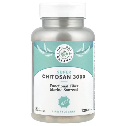 Основне фото товара Super Chitosan 3000, Хітозан для схуднення, 120 капсул