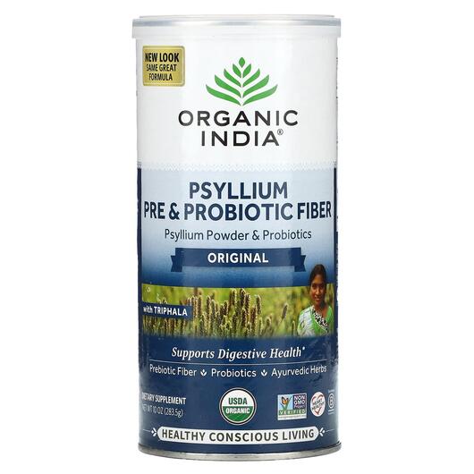 Основне фото товара Psyllium Pre & Probiotic Fiber Original, Клітковина, 283.5 г