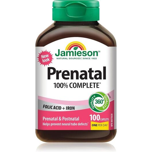 Основне фото товара Prenatal 100% Complete Multivitamin, Вітаміни для вагітних, 100 т