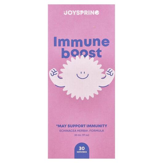 Основне фото товара Joy Spring, Immune Boost with Echinacea, Ехінацея, 30 мл