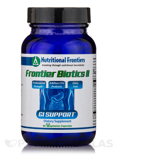 Основне фото товара Nutritional Frontiers, Frontier Biotics ll, Пробіотики, 90 капсул
