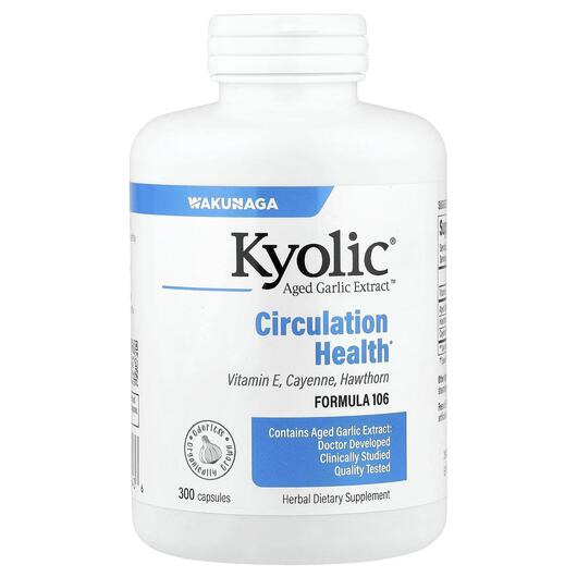 Основне фото товара Circulation Health Formula 106, Кардіо комплекс, 300 капсул