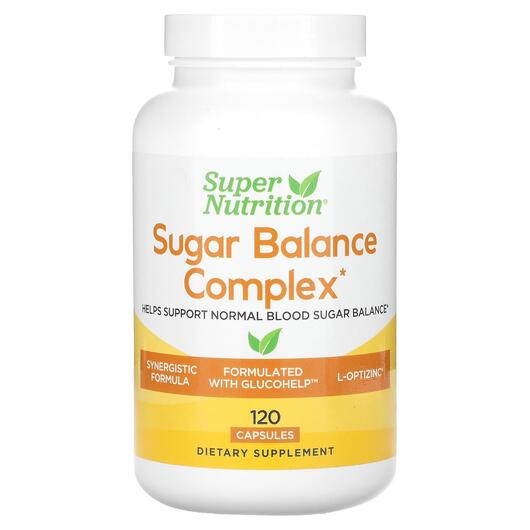 Основне фото товара Sugar Balance Complex, Підтримка рівня цукру, 120 капсул