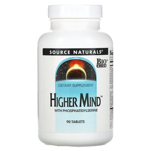 Основне фото товара Source Naturals, Higher Mind 90, Вищий розум, 90 таблеток