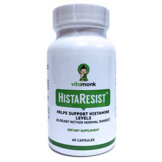 Основне фото товара VitaMonk, HistaResist, Діаміноксидаза ДАО, 60 капсул