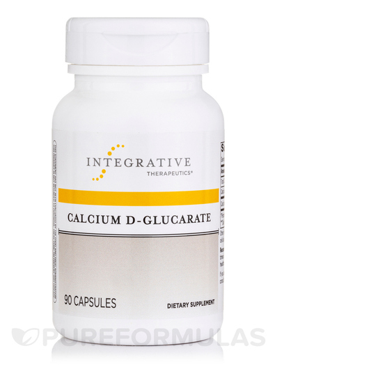 Основне фото товара Calcium D-Glucarate, Кальцій Д Глюкарат, 90 капсул