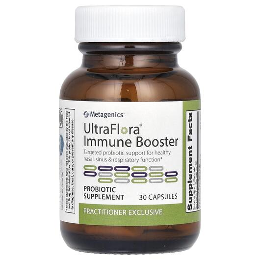 Основне фото товара Metagenics, UltraFlora Immune Booster, Пробіотики, 30 капсул