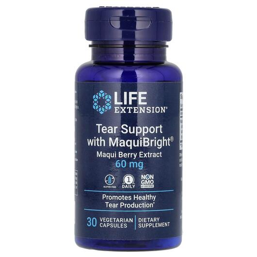 Основне фото товара Tear Support with MaquiBright, Зволоження очей, 30 капсул