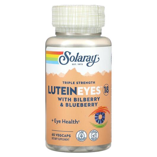 Основне фото товара LuteinEyes 18 With Bilberry & Blueberry Triple Strength, Люте