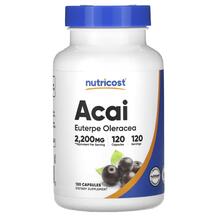 Ягоди Асаї Acai 2200 mg Nutricost 120 капсул