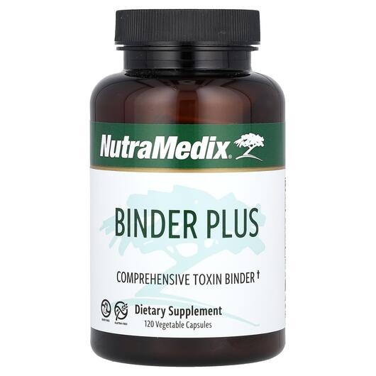 Основне фото товара NutraMedix, Binder Plus, Детокс та очищення, 120 капсул