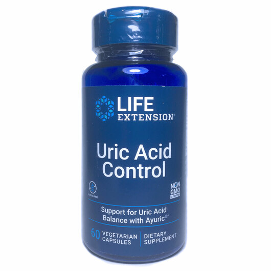 Основне фото товара Uric Acid Control, Підтримка рівня сечової кислоти, 60 капсул