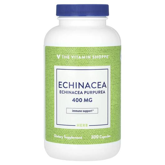 Основне фото товара TheVitaminShoppe, Echinacea Purpurea 400 mg, Ехінацея, 300 капсул