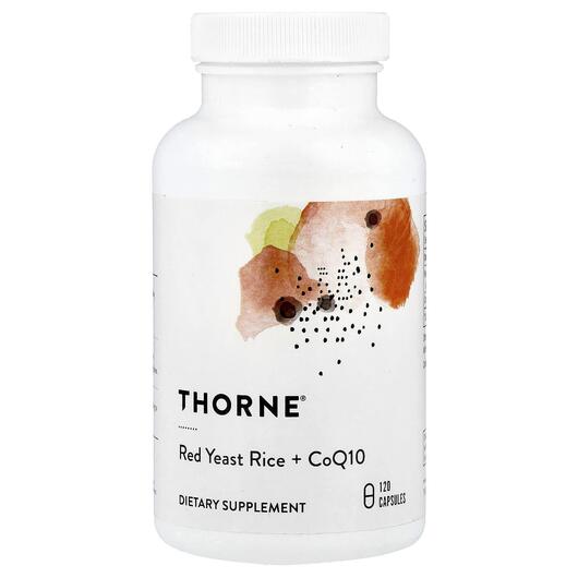 Основне фото товара Red Yeast Rice + CoQ10, Червоний дріжджовий рис, 120 капсул