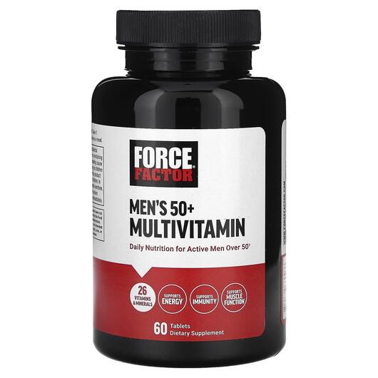 Основне фото товара Force Factor, Men's 50+ Multivitamin, Мультивітаміни, 60 таб