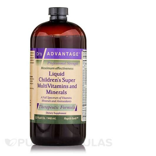 Основне фото товара Liquid Children's Super MultiVitamins & Minerals, Мульти