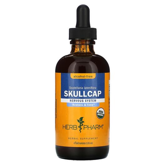 Основне фото товара Herb Pharm, Skullcap Alcohol-Free, Шоломниця, 120 мл