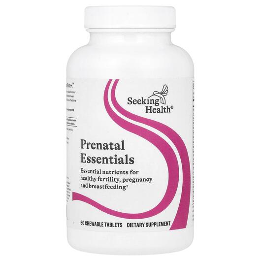 Основне фото товара Prenatal Essentials Chewable, Вітаміни для вагітних, 60 таблеток