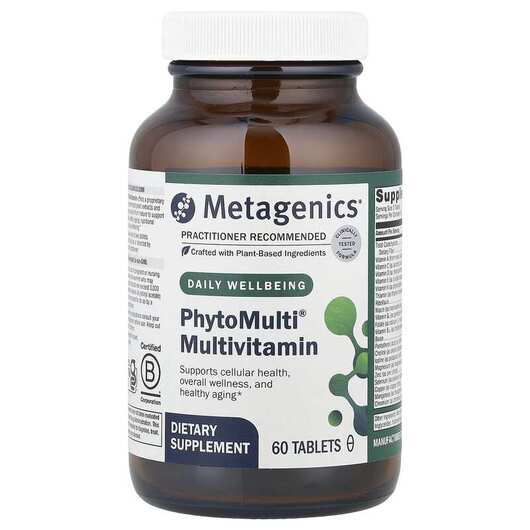Основне фото товара Metagenics, PhytoMulti, Мультивітаміни, 60 таблеток