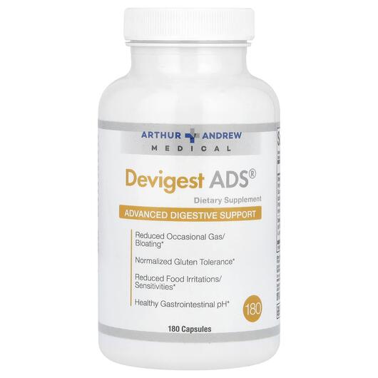 Основне фото товара Devigest ADS Advanced Digestive Support 400 mg, Ферменти, 180 кап