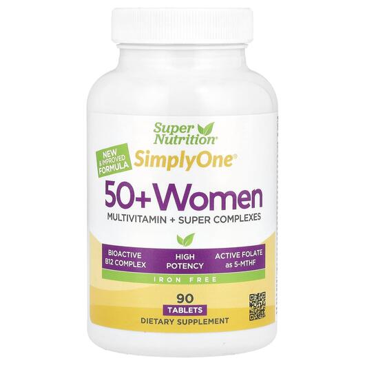 Основне фото товара SimplyOne 50+ Women Multivitamin, Вітаміни для жінок 50+, 90 табл