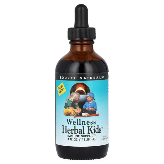 Основне фото товара Source Naturals, Wellness Herbal Kids, Трави, 118.28 мл