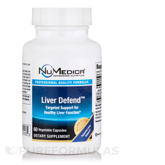 Основне фото товара NuMedica, Liver Defend, Підтримка печінки, 60 капсул