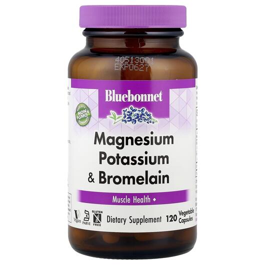 Основне фото товара Magnesium Potassium, Магній Калій, 120 капсул