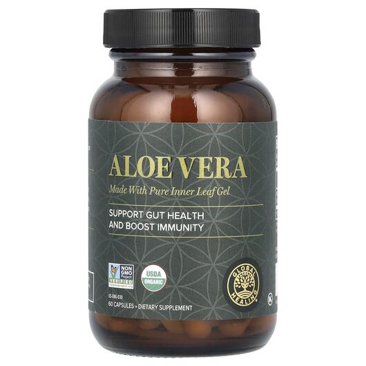 Основне фото товара Global Healing, Aloe Vera, Алое вера, 60 капсул