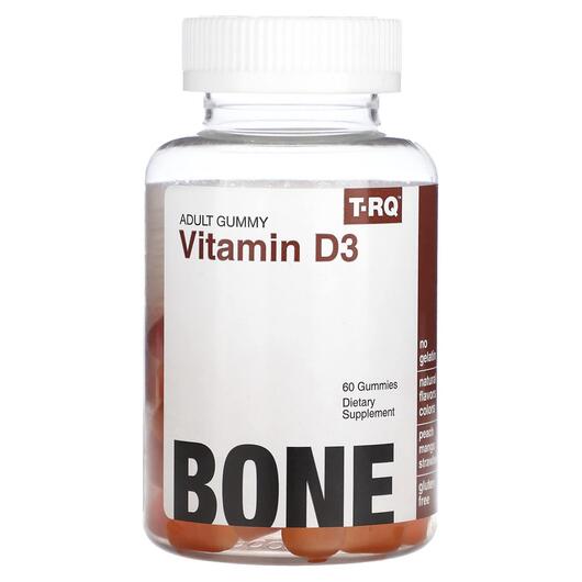 Основне фото товара T-RQ, Vitamin D3 Bone, Вітамін D3, 60 цукерок