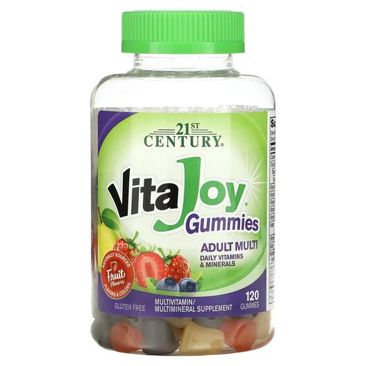 Основне фото товара VitaJoy Gummies Adult Multi, Мультивітаміни, 120 цукерок