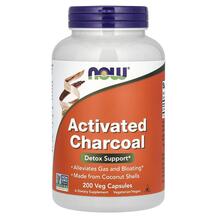 Активоване вугілля Activated Charcoal NOW 200 капсул