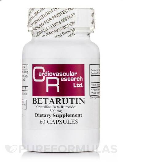 Основне фото товара Ecological Formulas, Betarutin, Рутин, 60 капсул
