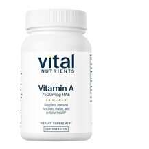 Vitamin A 7.5 mg RAE Витамин А Ретинол Vital