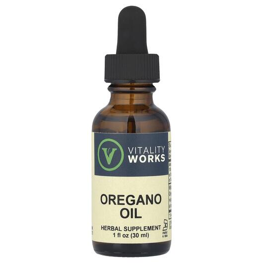 Основне фото товара Vitality Works, Oregano Oil, Масло орегано, 30 мл