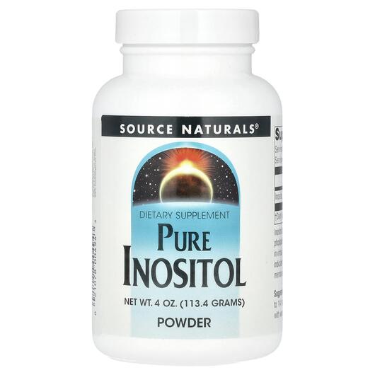Основне фото товара Pure Inositol Powder, Вітамін B8 Інозитол, 113.4 г