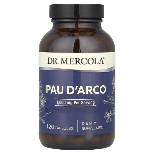 Основне фото товара Pau D'Arco 1000 mg, Кора мурашиного дерева 1000 мг, 120 капс