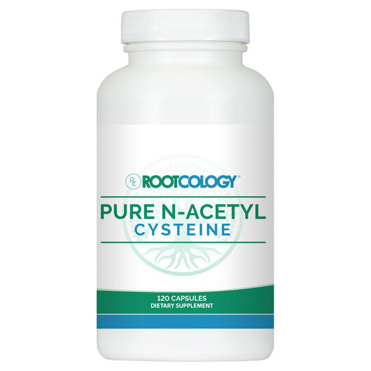 Основне фото товара Rootcology, Pure N-Acetyl Cysteine, N-ацетилцистеїн, 120 капсул