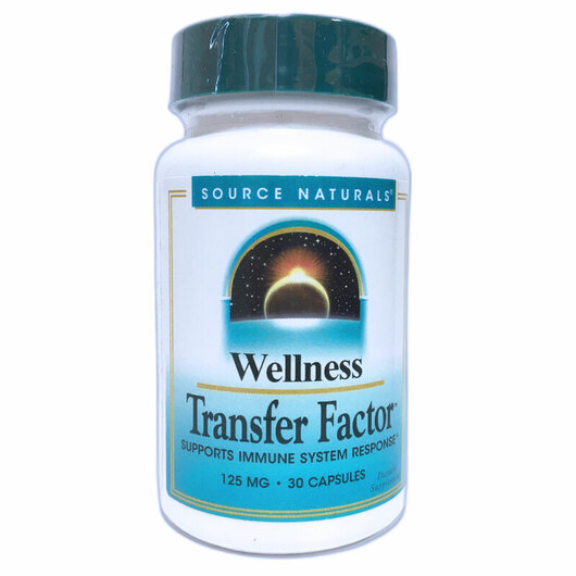 Основне фото товара Wellness Transfer Factor, Трансфер Фактор 125 мг, 30 капсул