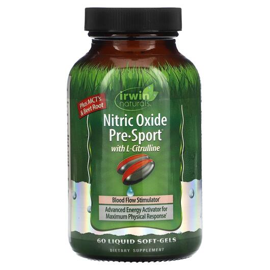 Основне фото товара Nitric Oxide Pre-Sport with L-Citrulline, Стимулятор кровотоку, 6