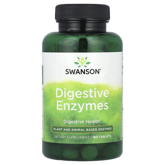 Основне фото товара Swanson, Digestive Enzymes, Пробіотики, 180 таблеток