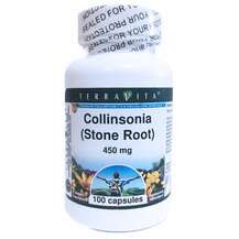 Коллінзонія Collinsonia Stone Root 450 mg TerraVita Коллінзонія Collinsonia Stone Root 450 mg TerraVita